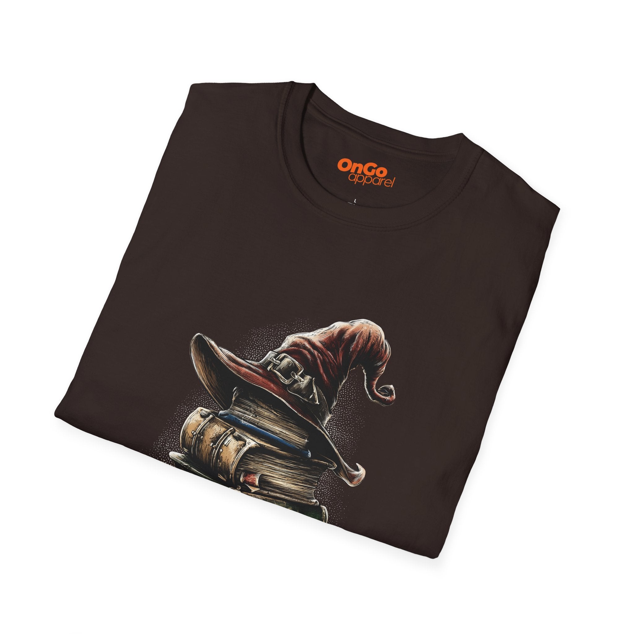 Mystical Wizard Hat and Books T-Shirt