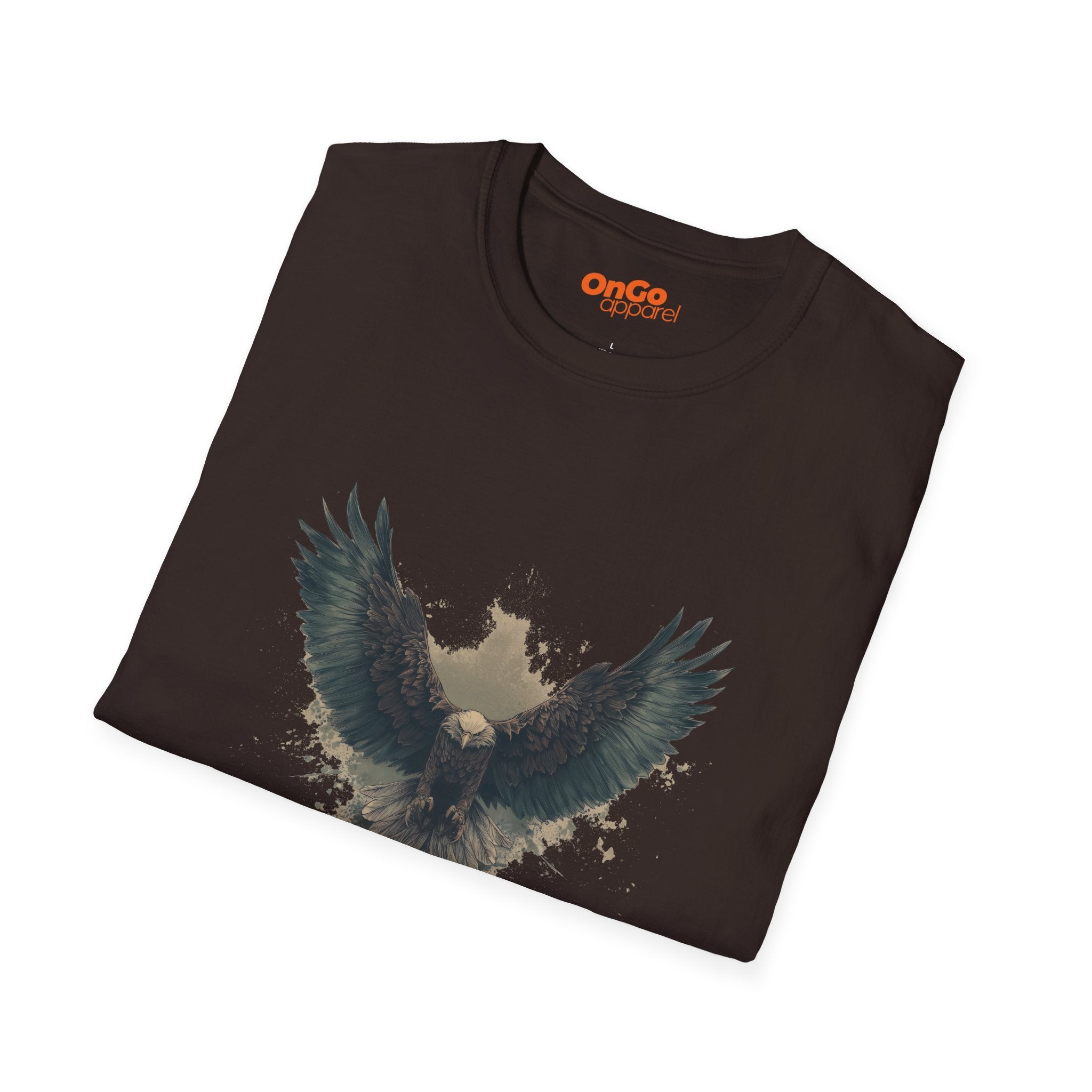 Eagle Wings T-Shirt with Artistic Spread Design