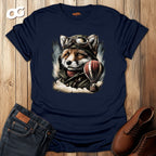 Fox Aviator with Balloon T-Shirt – navy – oak-wood