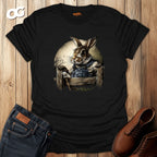 Charming Rabbit Fence Graphic T-Shirt – black – oak-wood